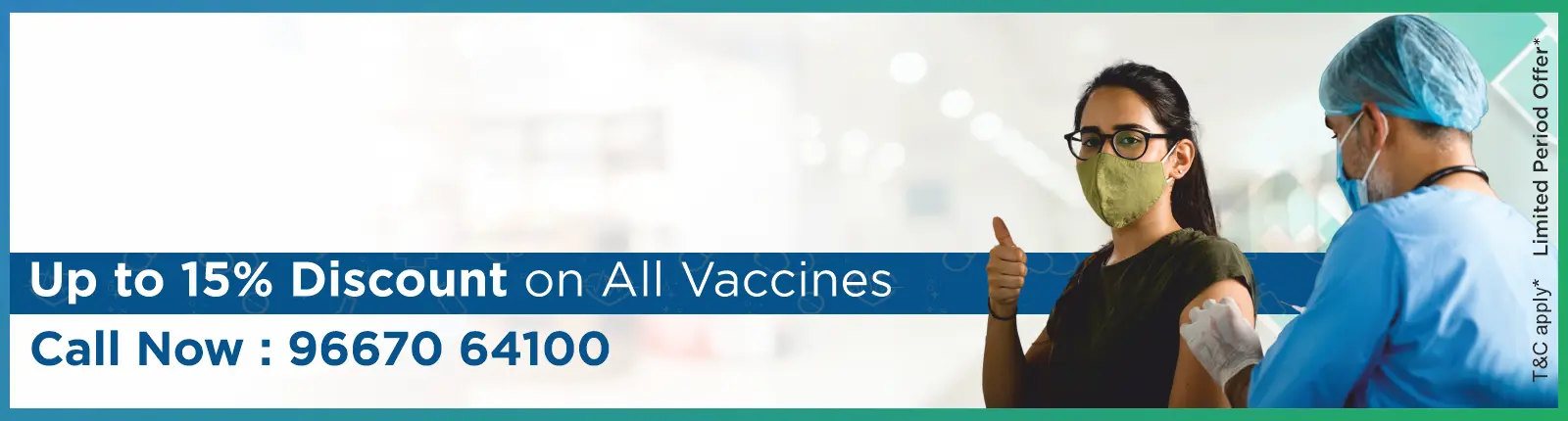 Get Vaccinated today for a healthier tomorrow