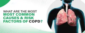 What are the most frequent causes and risk factors for COPD?